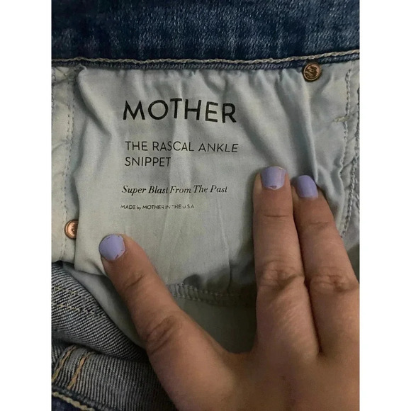 Mother The Rascal Ankle Snippet in Super Blast From The Past Size 27 - Picture 10 of 12